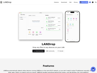 LANDrop