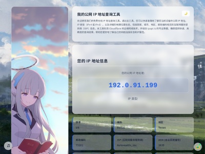 我的IP地址查询