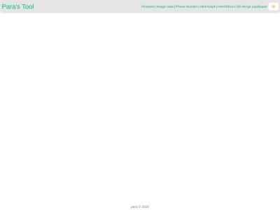 Parap Tool