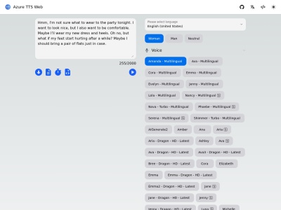 Azure Text To Speech