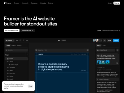 AI Website Builder for Designers & Teams | Framer