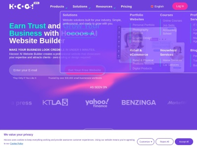 Hocoos AI Website Builder