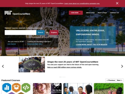 MIT OpenCourseWare