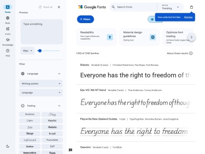 Google Fonts