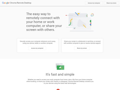 Chrome 远程桌面