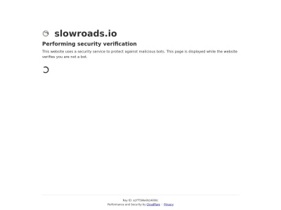 Slowroads.io