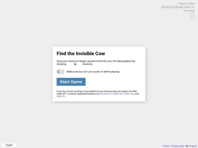Find the Invisible Cow