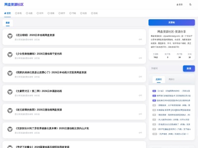 网盘资源社区